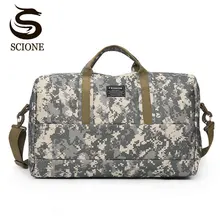 Scione 37L Мужская камуфляжная сумка для багажа большая Вместительная дорожная сумка на плечо сумка через плечо Повседневная сумка на выходные