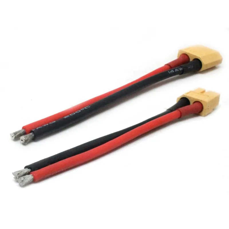 2 шт. Разъем XT60 для аккумулятора Папа мама с силиконовым проводом 14 AWG