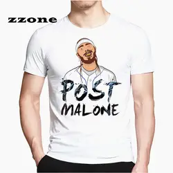 Футболка в стиле «хип-хоп Post Malone» с круглым вырезом и короткими рукавами, летняя повседневная футболка HCP4540