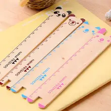 1 шт./партия,, кабинетные канцелярские принадлежности, милый дизайн с животными, деревянный книжный маркер, линейка, Подарочная книга для подростков