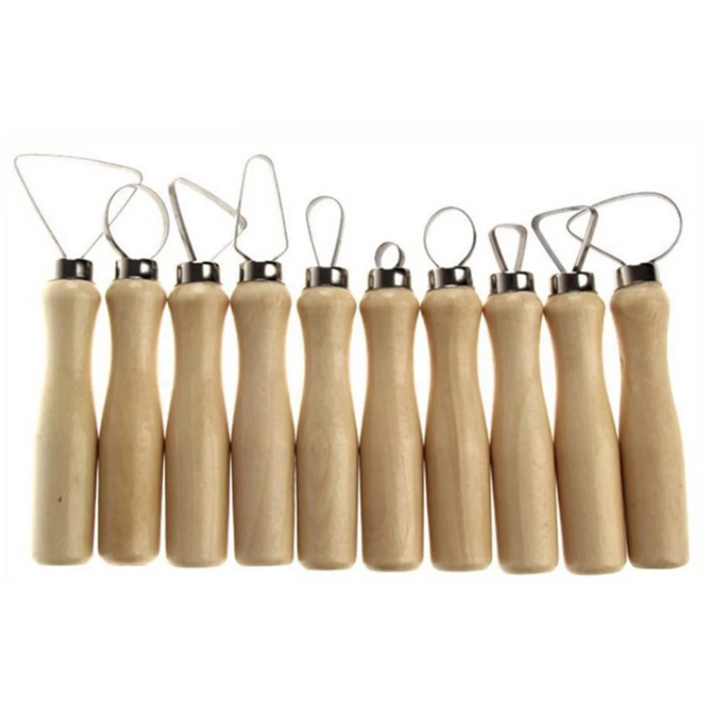 

10pcs/set Carving Tool Pottery Ceramics Painting Handmade Modeling Sculpture Clay Figurine Scraper Art Supply DIY Craft