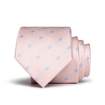

NEW 7cm Ties for Men Gravatas Fashion Pink Floral Wedding Groom Necktie Party Casual Business Mens Accessories Suit Tie Gift Box