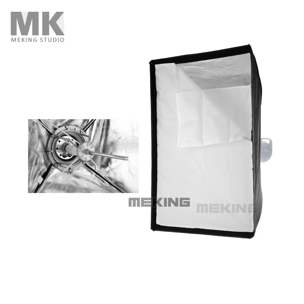 Софтбокс Meking 60 см x 90 см/2" x 36" для фотографического освещения софтбокс K6090 с креплением Bowens Быстрая настройка