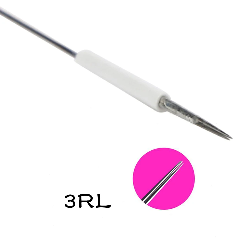 

3RL Permanent Makeup needle Tattoo Machine Micro Needle for eyebrow eyeliner Lipliner tatoo in Lot No.&Lot Number