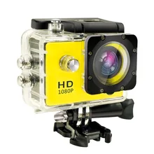 1080P Full HD мини-камера для занятий спортом на открытом воздухе водонепроницаемая камера DV Для gopro style go pro с цветным экраном водостойкий шлем