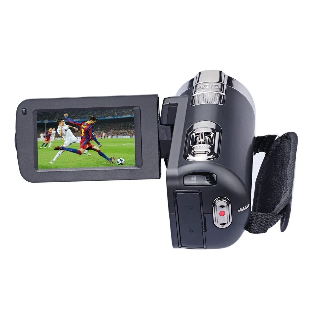 HDV-312 видеокамера Full HD 1080 P Портативные видеокамеры видеокамера на большие расстояния бинокулярная камера + 2,0 дюймов ЖК-видео запись