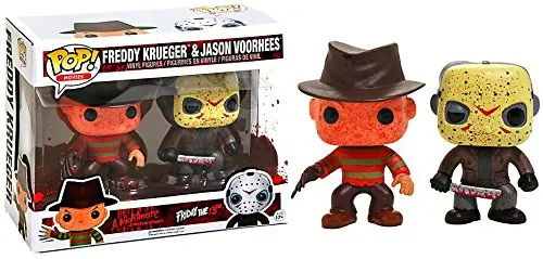 Эксклюзивный Funko pop Movies: Freddy Krueger &amp Jason Voorhees Bloody 2 шт Виниловые Фигурки