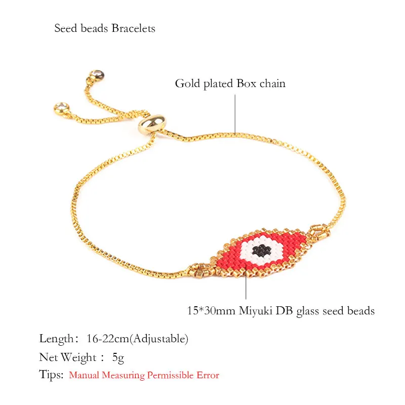 Shinus Miyuki браслет evil eye Miyuki Pulsera Mujer турецкий глаз браслет Boho золотая цепочка летние ювелирные изделия из бисера ткацкий станок