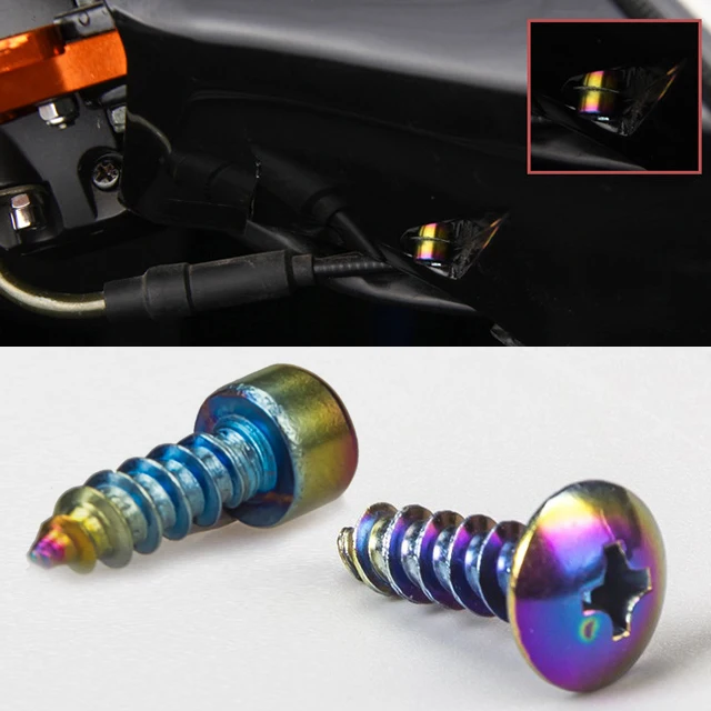 

Motorcycles Accessories Personalized Tools Modeling Hexagonal Screw Motorcycle Screws Stainless Steel Tapping Screws Body