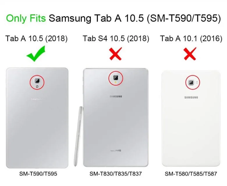 Полная защита чехол для Samsung Galaxy Tab 10,5 2018 SM-T590 T595 T597 противоударный Heavy Duty жесткий кожаный чехол подставка