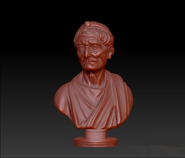 Новый 3D модель рельеф stl формат для ЧПУ круговой гравировки стариков Аватара STL |