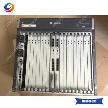 

Hottest 19 inch Hua wei MA5800-X15 OLT, Optical Line Terminal with 2* MPLA Control and 2*PILA DC Power ,16 pots GPHF C+ board