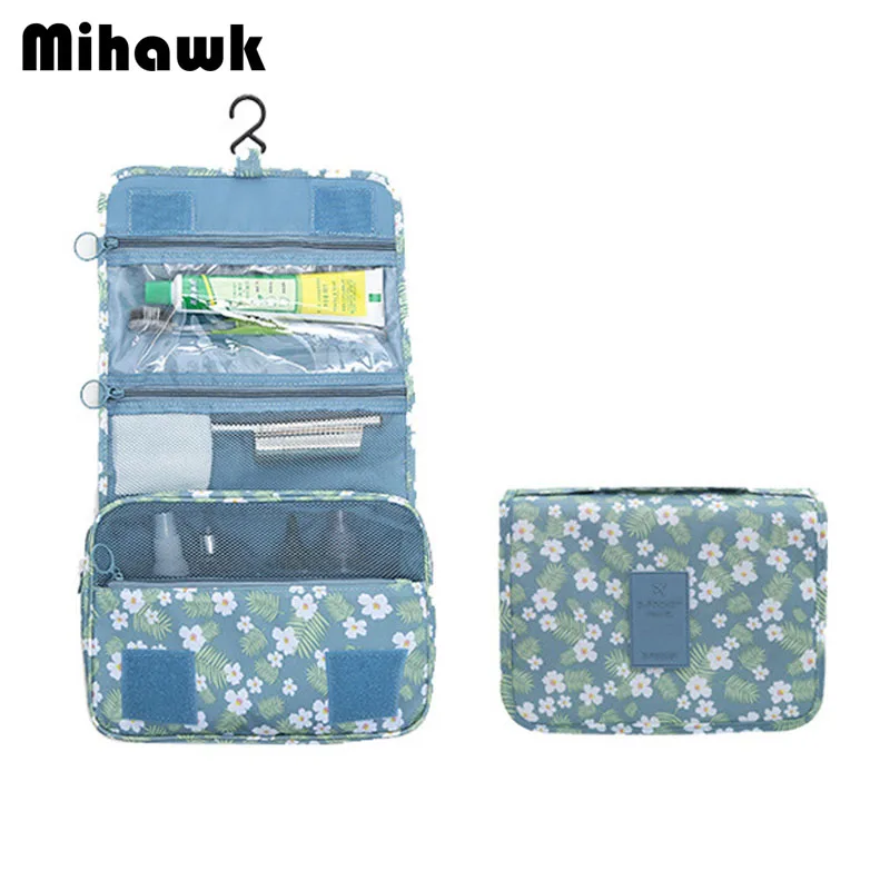 

Mihawk Women's Hanging Cosmetic Bag Men's Travel Makeup Case Wash Pouch Toiletry Tools Storage Organizer Accessories Supplies