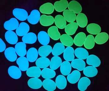 

Large size glow in the dark stones Pebble Artificial Stone Aquarium ornament, for walkway, flower bed or planter