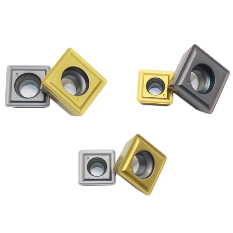 10pcs SPMG050204 SPMG060204 SPMG07T308 SPMG090408 SPMG110408 High Quality Indexable Carbide Inserts U Blades for SP Drilling Bit |