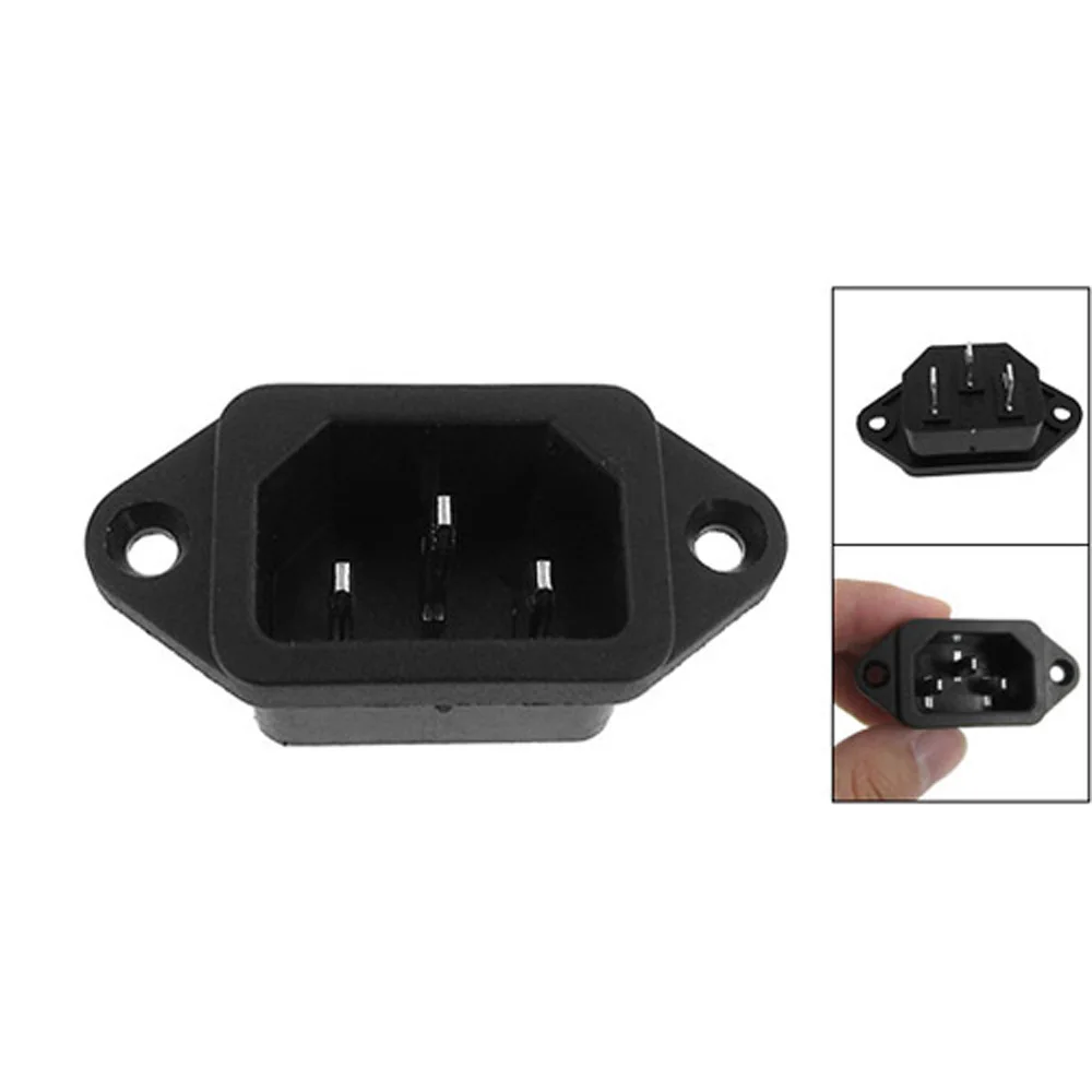 

5pcs/lot X IEC 320 C14 Male Plug 3 Pins PCB Panel Power Inlet Socket Connector