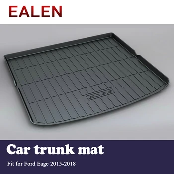 

EALEN For Ford Edge 2015 2016 2017 2018 Boot Liner Tray Car-styling Waterproof Anti-slip Mat accessories 1Set Car rear trunk mat