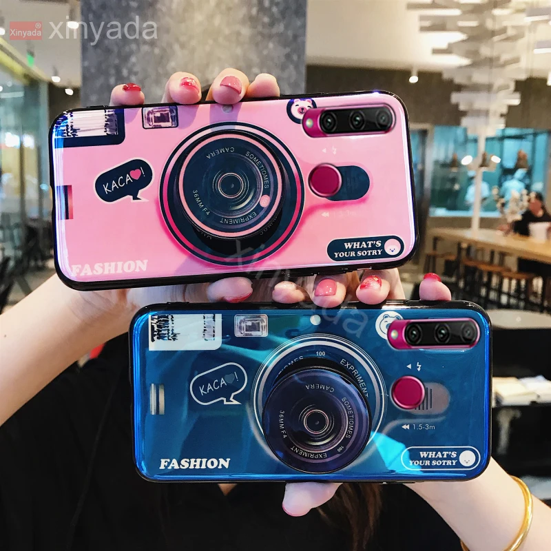 

Cover Case For Huawei Honor 10i Honor 10 Lite 10i Case luxury Camera Soft Gel Bumper Silicone TPU flower Back Shell coque
