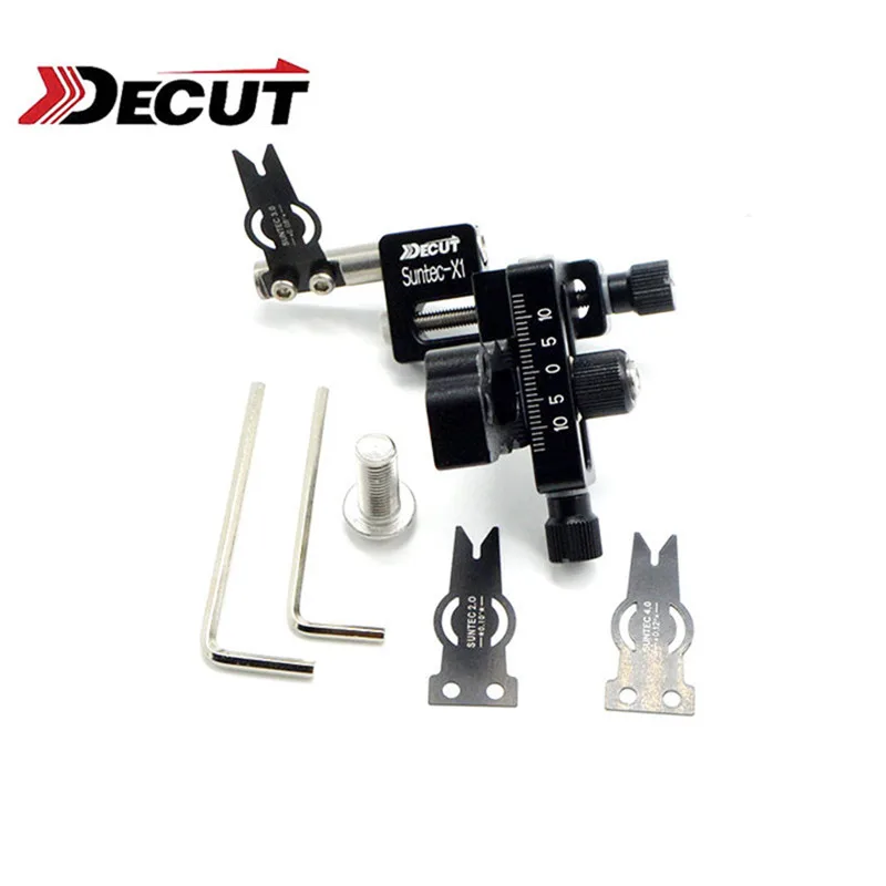 

1Set DECUT Archery Arrow Rest SUNTEC-X1 Adjustable Metal Clips Arrow Rest Right Hand Compound Bow Shooting Hunting Accessories