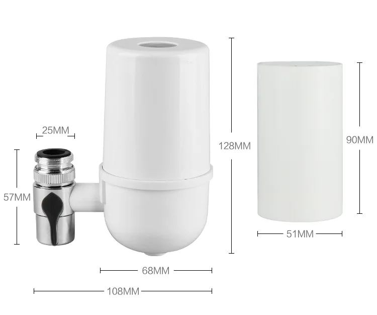 FreeshipTap очиститель воды/кран фильтр/кухня воды filterwith серебро переноска углерода в wippe от химических и вредных веществ