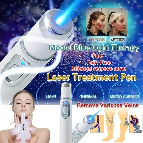 Acne Laser Pen Portable Wrinkle Removal Machine Durable Soft Scar