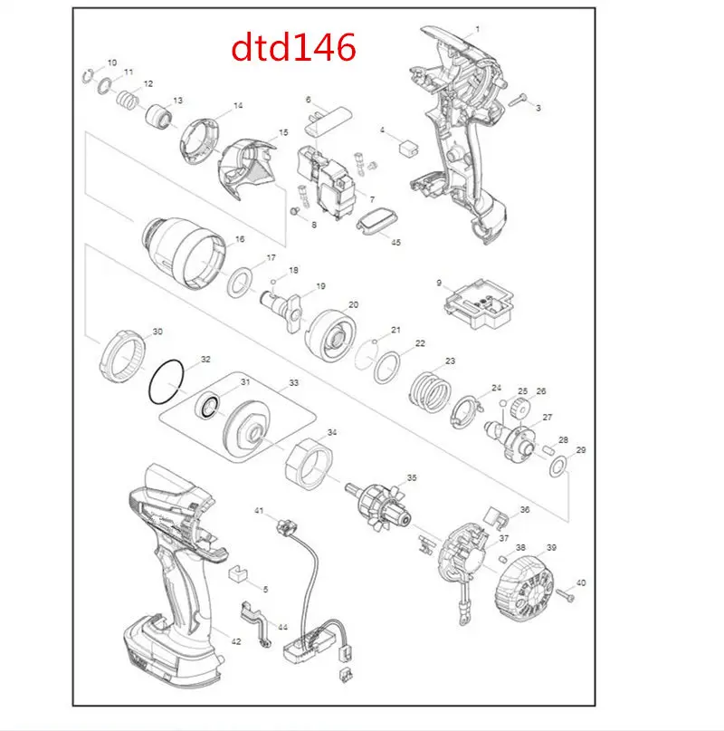 Запчасти для MAKITA TD146D DTD146 326067-3 140946-9 227150-8 158145-9 620052-1 638387-6 650722-8 326066-5 643852-2 |