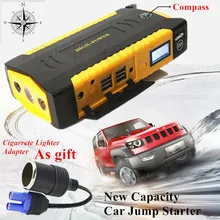 Автомобильный пусковое устройство большой емкости, 12 В, бензиновый, дизельный пусковое устройство, power Bank 600A, автомобильное зарядное устройство для аккумулятора, бустер, Buster светодиодный