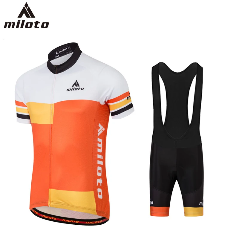 

Miloto Short Sleeve Cycling Jersey Set maillot Racing Bike Cycling Clothing Cycle Clothes Ropa Ciclismo Cycling Jersey Set 2017