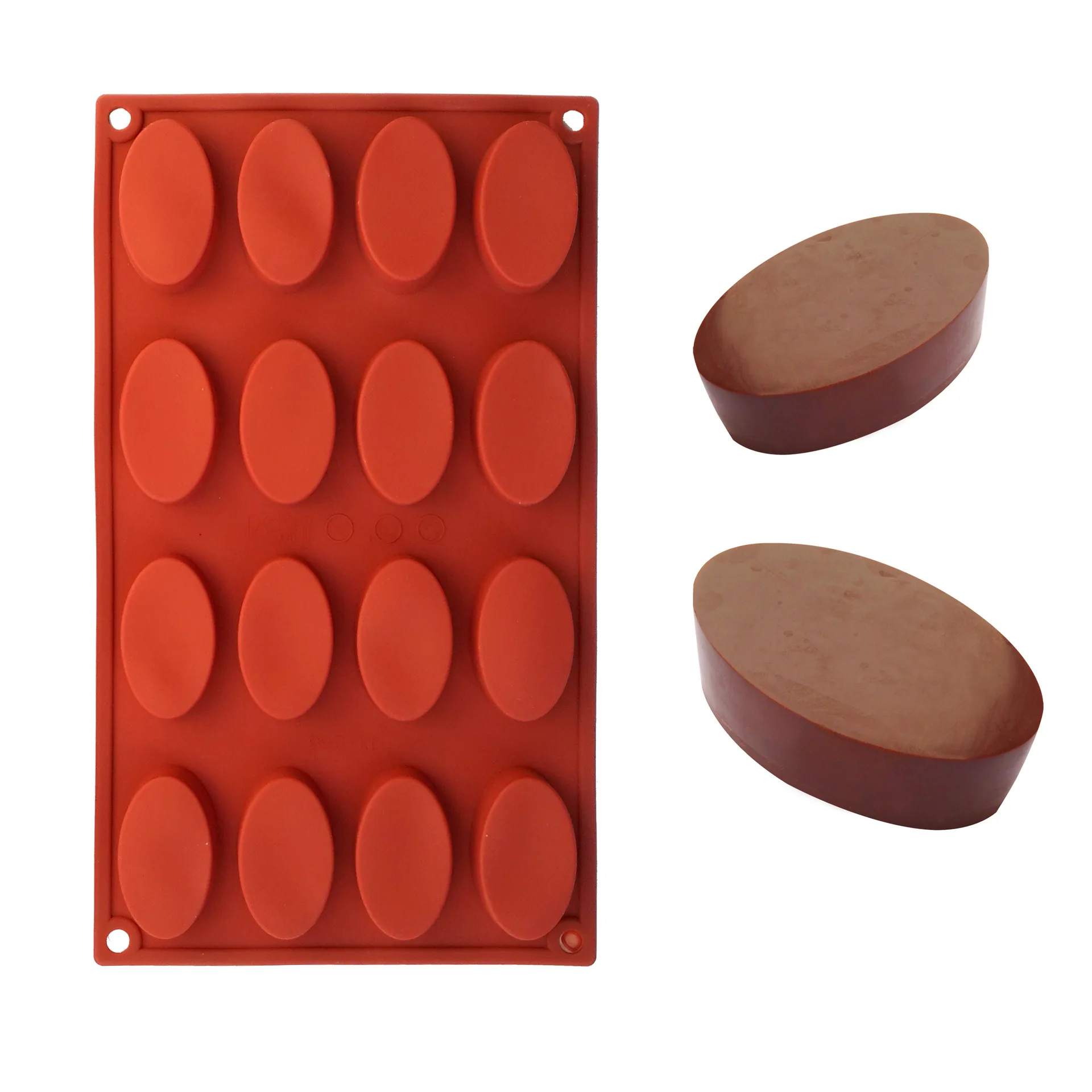 silicone mold egg oval soap mold silicone bakeware DIY chocolate cake