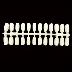 240 - Piece Nail Art Tips Set - Transparent & Black Full Card Display for Acrylic & UV Gel Manicures (Nature)