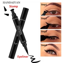 HANDAIYAN черная жидкая подводка для глаз Макияж делимитация водонепроницаемый карандаш Maquillage Yeux подводка для глаз карандаш татуировка подводка для глаз штамп