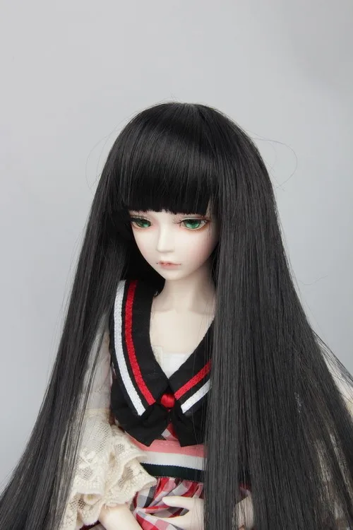 Luodoll третий из четырех шести очков BJD кукла парик Liu Qi Горячая проволока прямые волосы окрашенные в FBE013