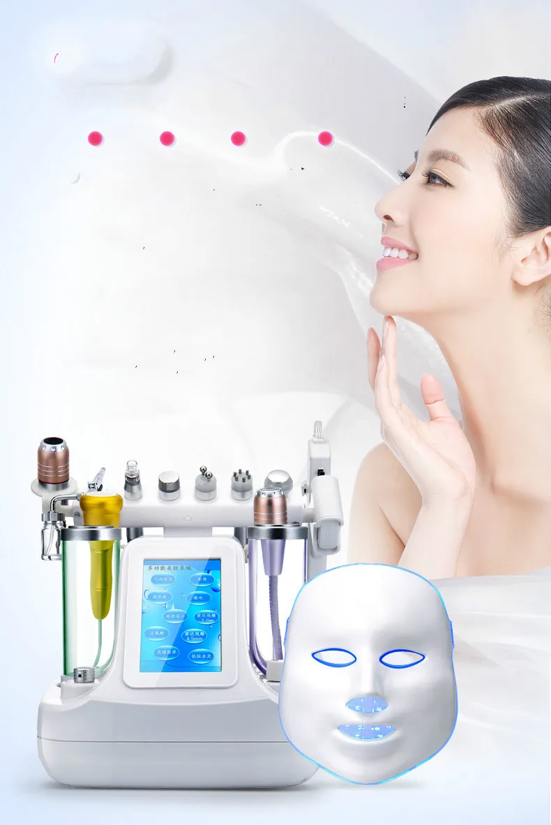 US $201.60 Hydra Dermabrasion RF BioLifting Spa Facial Machine Water Jet Hydro Diamond Peeling Microdermabrasion Facial Cleaner