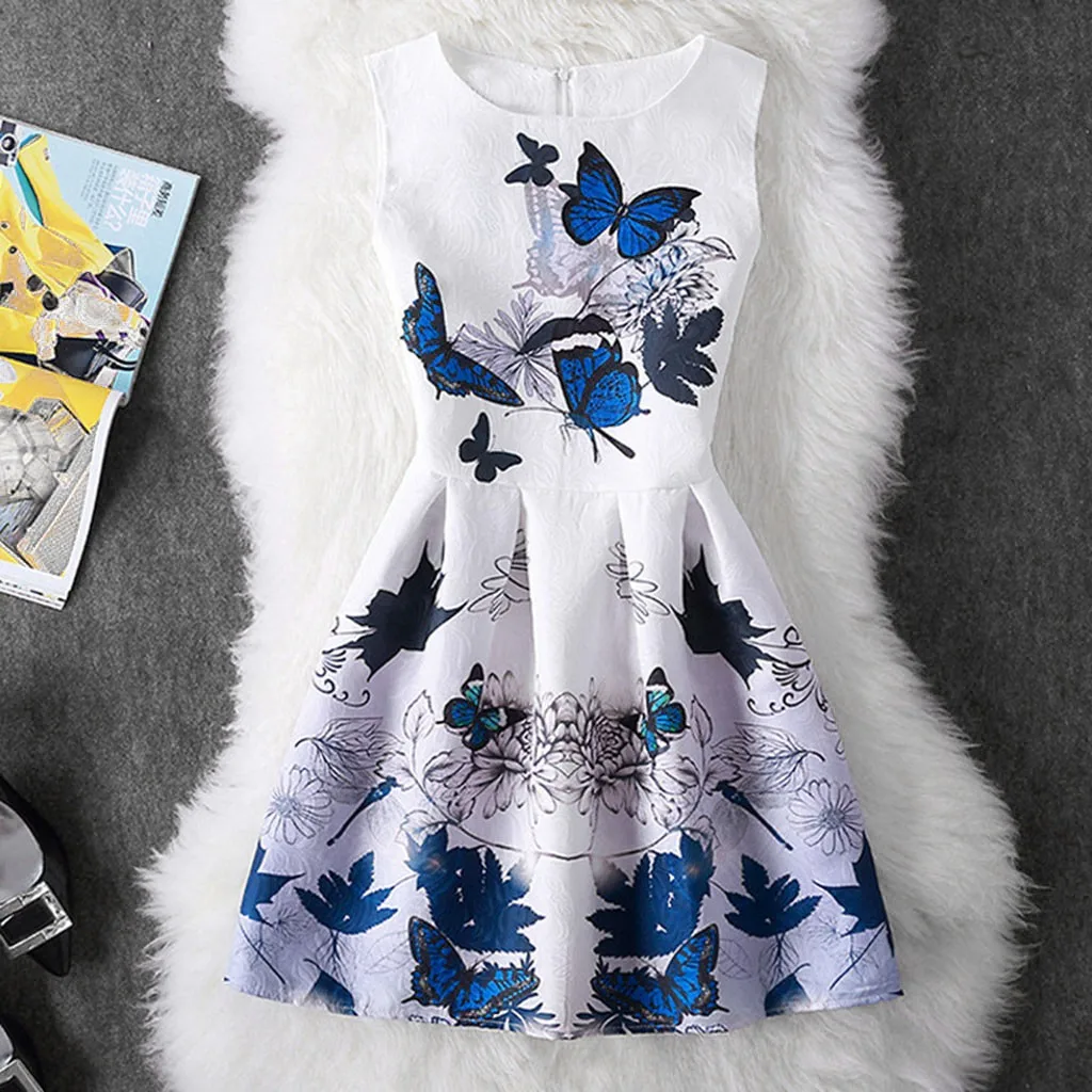 

CHAMSGEND High quality Children Baby Girls Fly Sleeve Fruits Print Dance Party Dress Kids Fashion Clothes 19MAR28 P40