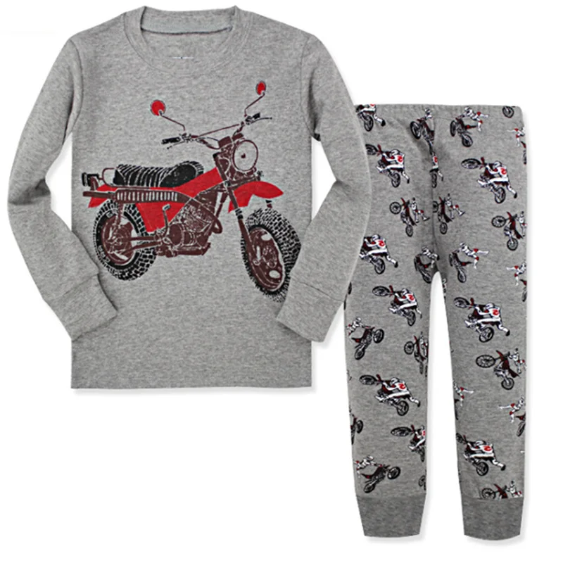 

2019 Clothes Toddler Long Sleeve Sleepwear 2-7Y Kids Pijamas Baby Girls Boys Clothing Set Children Pajamas Nightwear for Pajimas