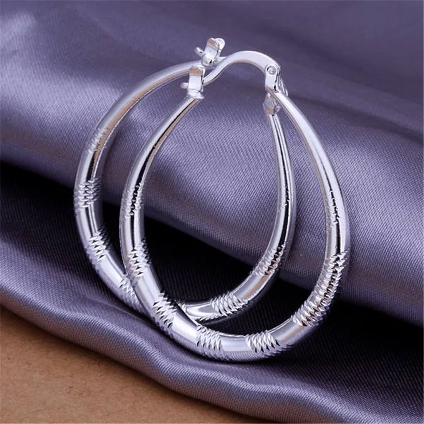 Bohemian lovely fashion cute silver women lady wedding earrings hot selling high quality fashion jewelry free shipping - Image 2