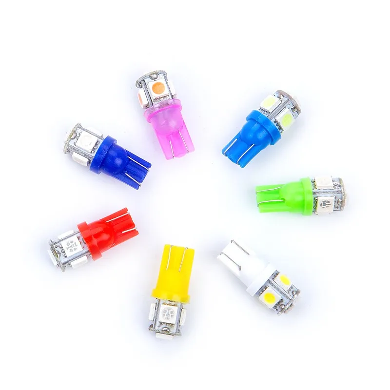 Заводская цена 1000x W5W 194 168 T10 5050 5smd белый автомобильный габаритный задний фонарь
