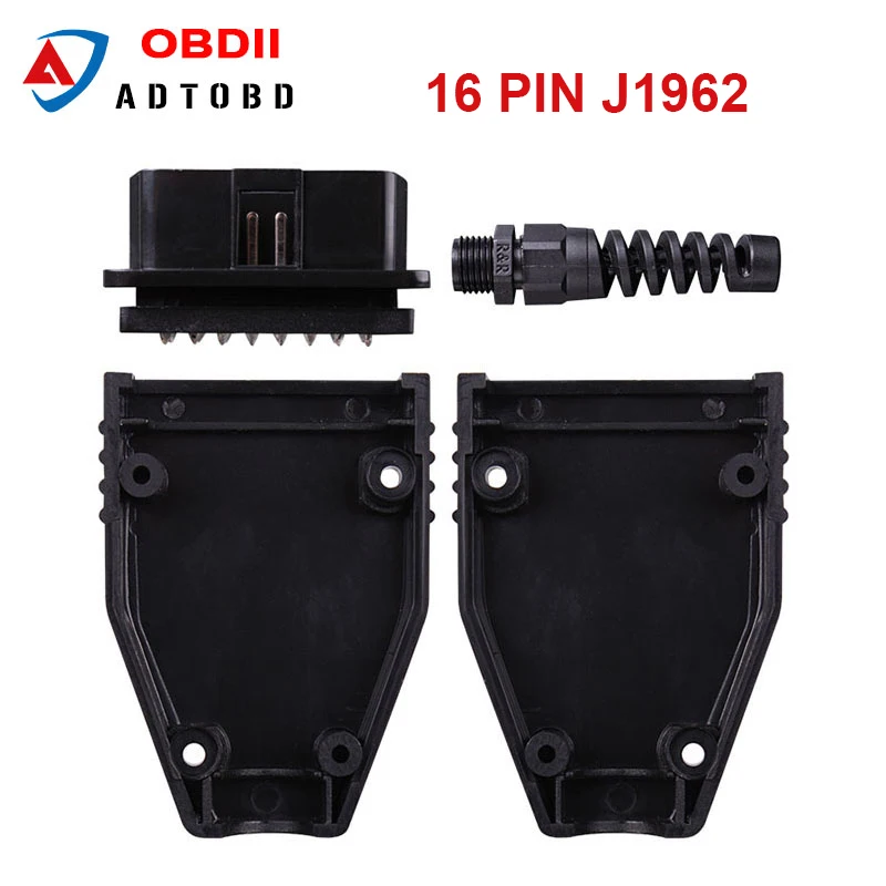 

Wholesale Factory Price! High Quality Universal 16Pin 16 pin EOBD2 OBDii OBD II OBD2 J1962 Connector Male Plug Adapter