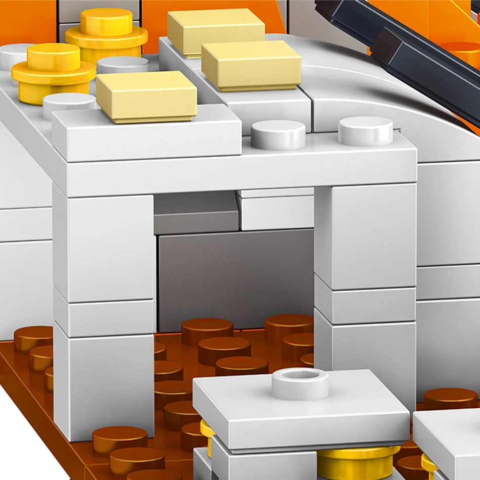 357 шт. мой город мир совместимые Legoed Minecrafted строительные блоки кирпичи игрушка