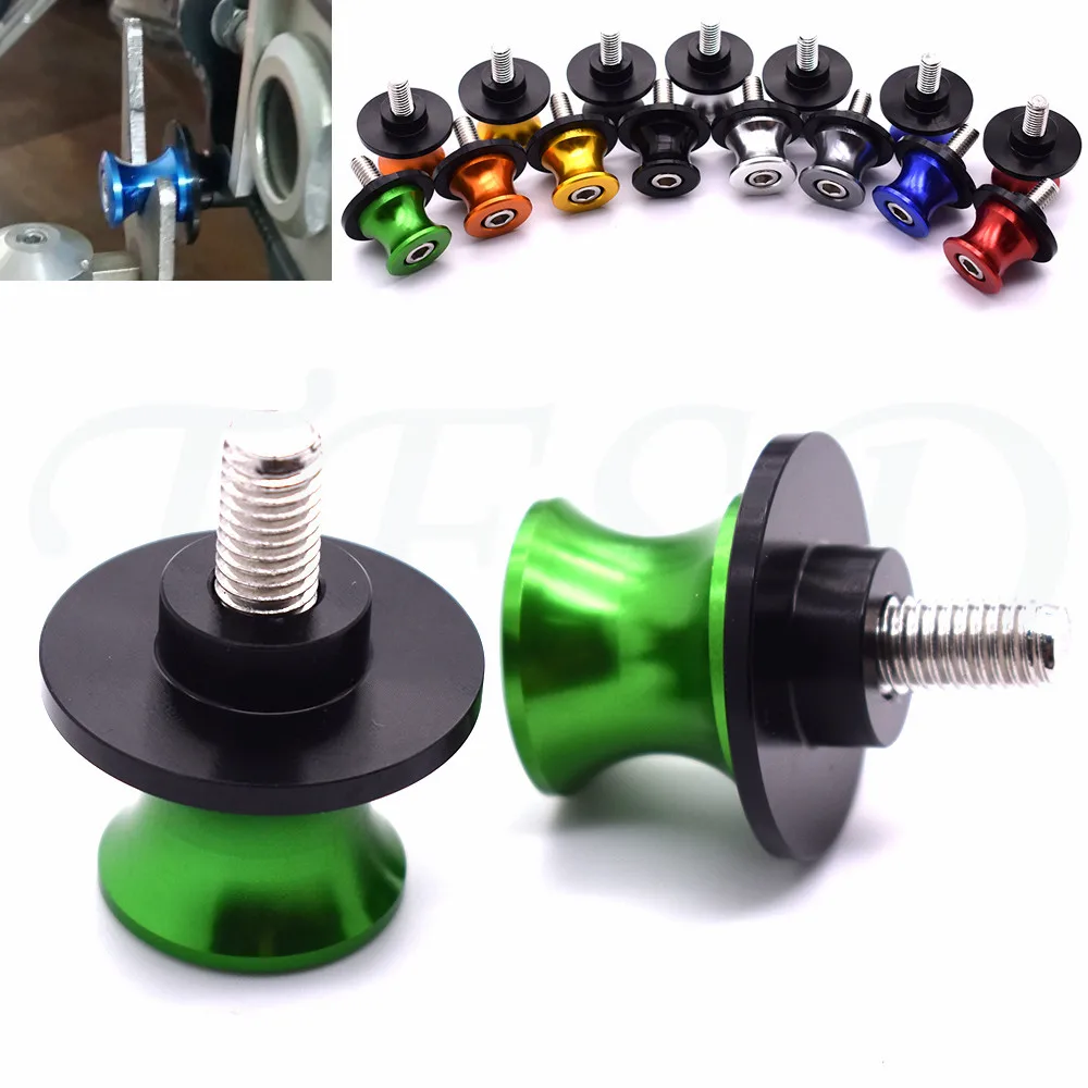 

Motorbike Accessories aluminum 8mm Motorcycle Swingarm Spools Slider Swing Screw Sliders For YAMAHA YZF-R6/Tricity/100/FUTURE