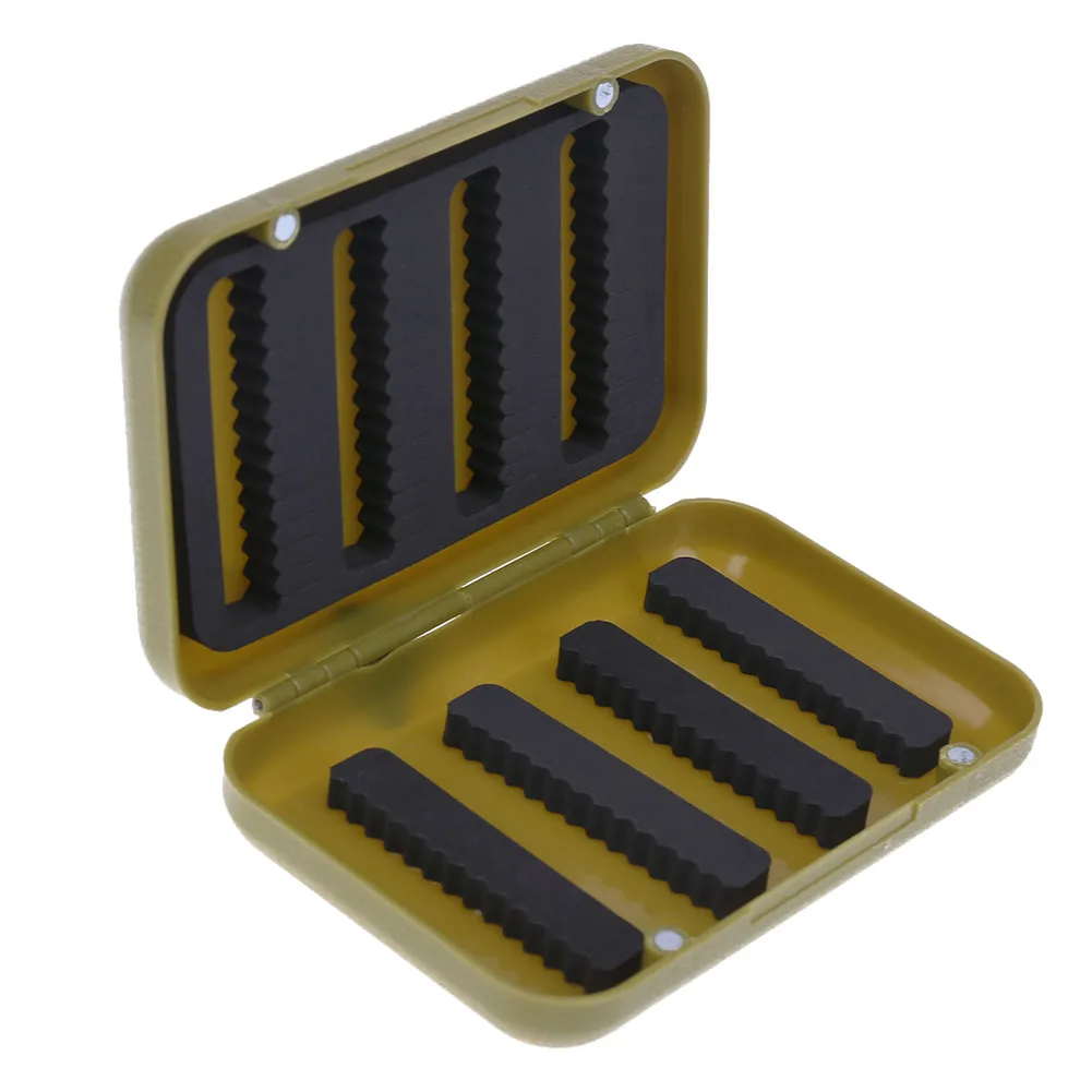 4 Compartments Portable Fishing Lure Box Plastic Lure Bait Hooks