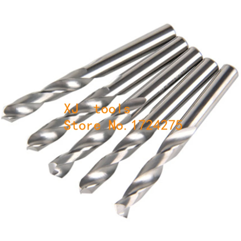 Hot 0.5mm-7mm Solid Carbide Drill Bits Set, Uncoated (Bright) Finish, Round Shank, Spiral Flute Twist Drill Bit For Metal