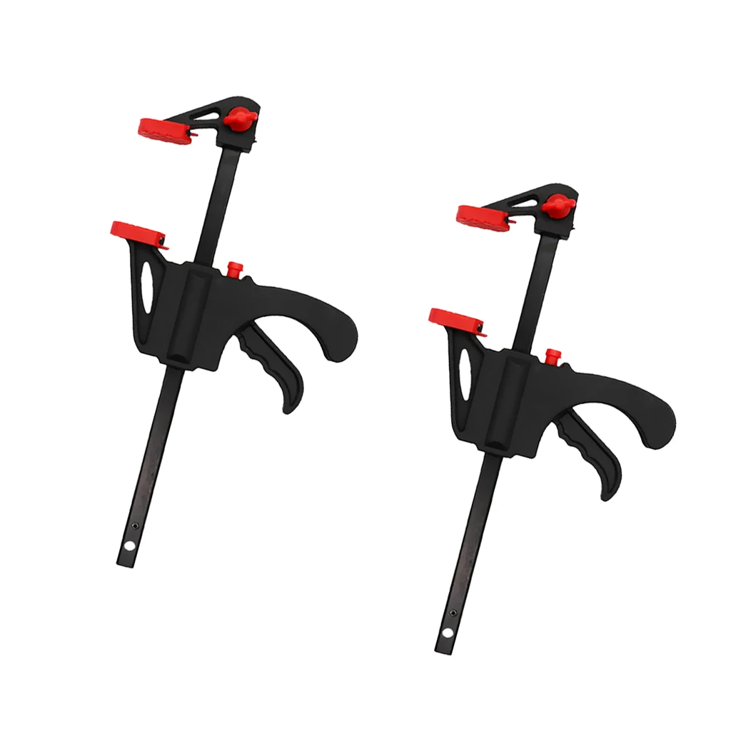 

2 Pieces F Woodworking Clamp Clip Heavy Duty Woodwork Tool Clamp Random Color