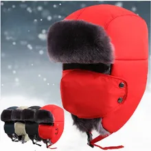 Водонепроницаемая супер теплая шапка-ушанка для мотоциклистов из России с подкладкой из искусственного меха, лыжная шапка для женщин и мужчин, зимняя шапка-ушанка