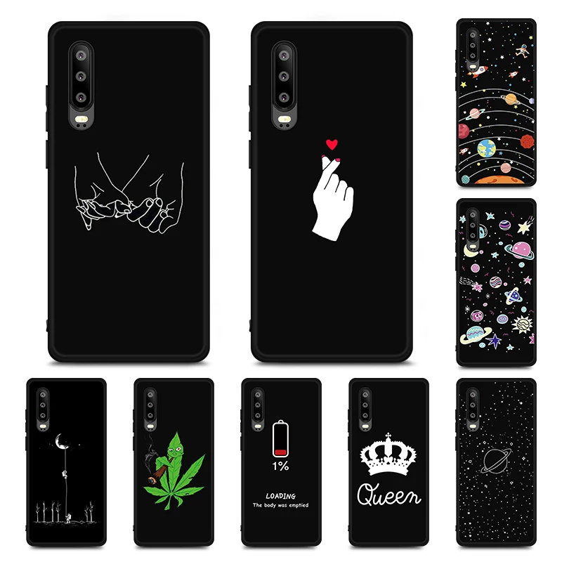 

Lovely Pattern Printed TPU Case For Huawei Honor 8S 10i 20i V20 Space Cover For Huawei P30 Lite P30 Pro Silicone Matte Case