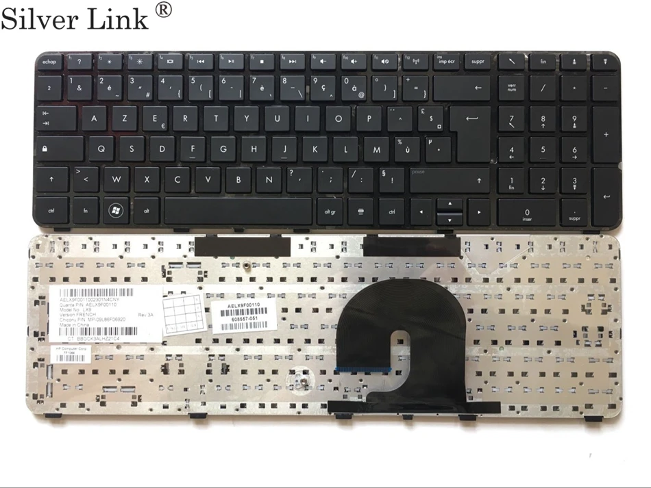 FR Франция клавиатура для HP Pavilion dv7-4000 dv7-4100 черная рамка Клавиатура ноутбука