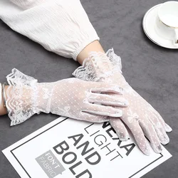 Hot Sale High Quality Write Finger Short Paragraph Elegant Bridal Wedding Gloves Wholesale Free Shipping