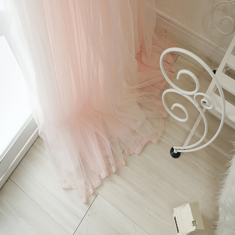  European Curtains for Children Bedroom Lace Curtain for Living Room Girl Room Window Treatments Jac - 32861137447