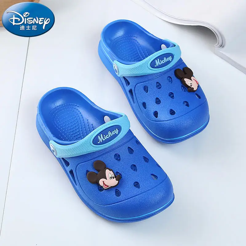 disney Минни детская обувь с отверстиями летние для мальчиков Микки тапочки детская пляжная обувь детская вентиляции мягкие сандалии - Цвет: G