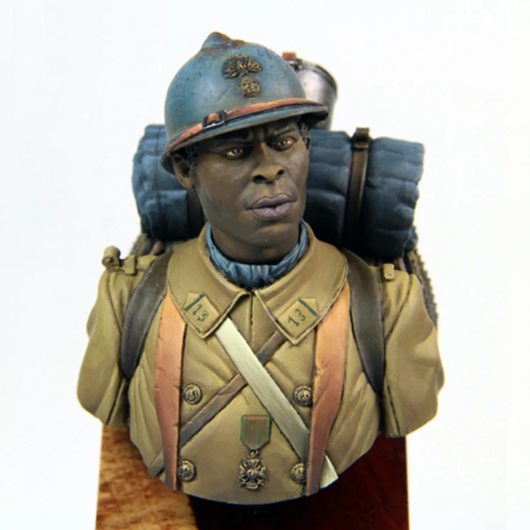 1/12 1er Reg. Tirailleurs Algerian France 1916 Resin Model Bust GK Historic Unassembled and unpainted kit | Игрушки и хобби
